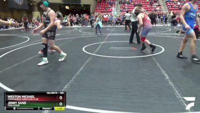 150 lbs Cons. Round 3 - Jerry Sand, Trailhands vs Weston Michael, Thunderbird Wrestling Club