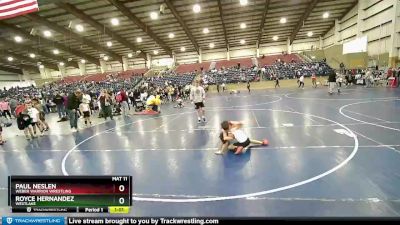 80 lbs Round 1 - Paul Neslen, Weber Warrior Wrestling vs Royce Hernandez, Westlake