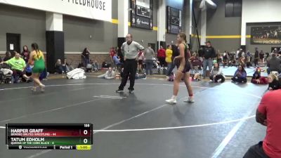 135 lbs Round 1 (6 Team) - Teagan Carritt, Braided Brutes Wrestling vs Jazlyn Espino, Queens Of The Corn Black