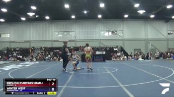 92 lbs Round 3 (8 Team) - Krislynn Martinez (Ratliff), Kansas vs Winter West, Washington