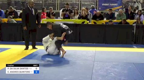 PABLO DA SILVA SANTOS vs CARLOS ANDRES QUINTERO SANCHEZ 2024 Pan Jiu Jitsu IBJJF Championship