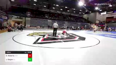 149 lbs Semifinal - Drew Roberts, Unattached-Minnesota vs Jarrett Degen, Iowa State