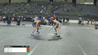 149 lbs Consi of 4 - Mark Voss, Ridgewater vs Kendon Lee, Northeast Oklahoma