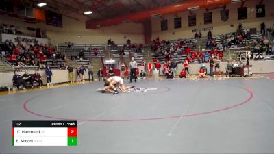 132 lbs 1st Place Match - Coy Hammack, Tell City vs Eli Mayes, Boonville