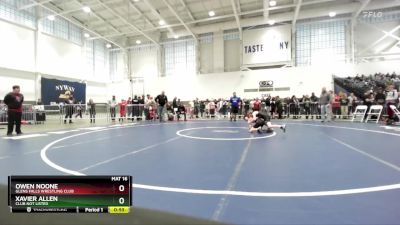 75 lbs Cons. Round 3 - Xavier Allen, Club Not Listed vs Owen Noone, Glens Falls Wrestling Club