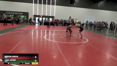 85 lbs Quarterfinal - Coen Opfer, SMCC vs Bridon Angus, JNOR