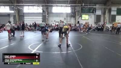 110 lbs Round 6 (8 Team) - Colt Jones, Ranger WC vs Cole DuChatteau, Askren WA Red