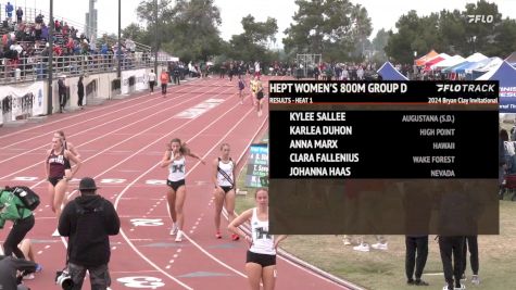 Women's 800m Hepathlon , Finals 1