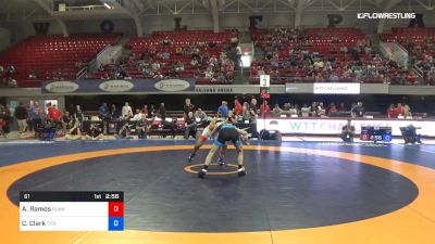 61 lbs Quarterfinal - Anthony Ramos, Sunkist Kids Wrestling Club vs Cory Clark, Titan Mercury Wrestling Club (TMWC)