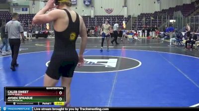 145 lbs Quarterfinal - Ayden Sprague, Williamson Hs vs Caleb Sweet, South Seneca