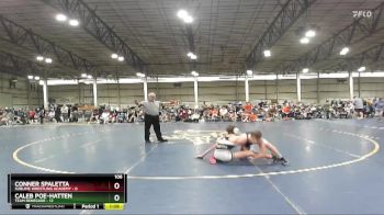 106 lbs Finals (8 Team) - Conner Spaletta, Sublime Wrestling Academy vs Caleb Poe-Hatten, Team Renegade