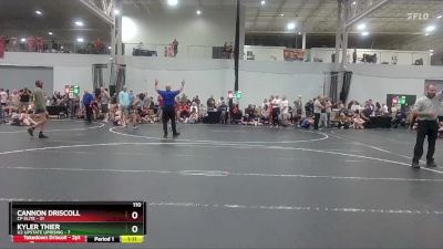 110 lbs Round 3 (6 Team) - Cannon Driscoll, CP Elite vs Kyler Thier, U2 Upstate Uprising