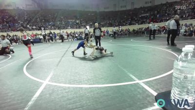 55 lbs Round Of 16 - Lincoln Sanders, Sallisaw Takedown Club vs Kameron Castillo, ANADARKO