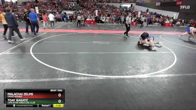 175 lbs Quarterfinal - Toay Ragatz, Lancaster Wrestling Club vs Malachai Zelms, Crass Trained