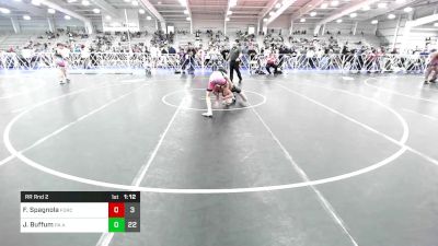 105 lbs Rr Rnd 2 - Frankie Spagnola, Force Wrestling Club vs Jacob Buffum, PA Alliance White