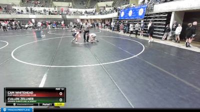 84 lbs Semifinal - Cullen Zellner, Askren Wrestling Academy vs Cam Whitehead, Flat Earth Wrestling Club