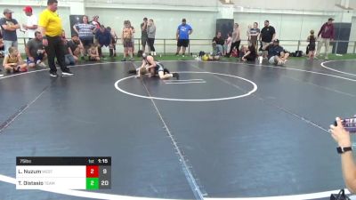 75 lbs Pools - Logan Nuzum, West Virginia Wild vs Tony Distasio, Team Gotcha