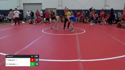 132 lbs Round 3 - Tanner Eppard, The Asylum Black vs Devin Hensley, 84 Athletes (VA)