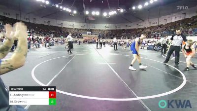 105 lbs Consi Of 8 #1 - Logan Addington, Roland Youth League Wrestling vs Micah Grow, Piedmont