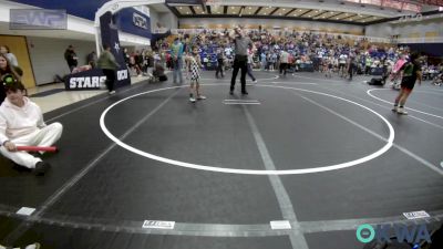 55 lbs Semifinal - Laneigh Jo Cartwright, Choctaw Ironman Youth Wrestling vs Cam Camarillo, Standfast