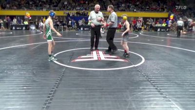 75 lbs Rd 6 - Consi Of 4 - Gavin Smith, Titusville vs Max Bartlebaugh, Central Dauphin