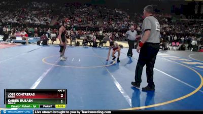 4A 126 lbs Semifinal - Kaiden Rubash, Jerome vs Jose Contreras, Minico