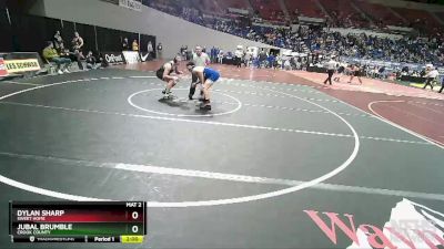 4A-220 lbs Quarterfinal - Jubal Brumble, Crook County vs Dylan Sharp, Sweet Home