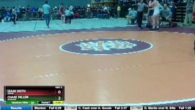 2 - 190 lbs Quarterfinal - Izaak Keith, Union vs Chase Miller, Glenvar