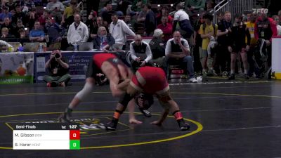 133 lbs Semifinal - Mason Gibson, Bishop McCort vs Brandt Harer, Montgomery