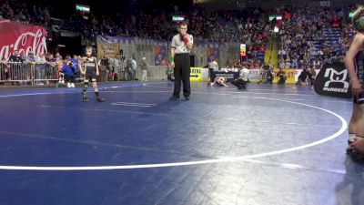 45 lbs Consy 2 - Steven Mellott, Northern Bedford vs Kaden Slebodnik, Belle Vernon