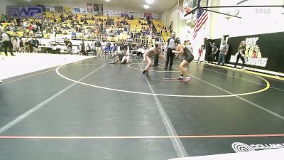 110 lbs Semifinal - Emma Chronister, Coweta JH vs Devyn Rice, Tahlequah Wrestling Club