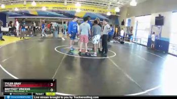 106 lbs Round 7 (8 Team) - Brittney Vincens, Backyard Boyz Black vs Tyler Gray, Wellington