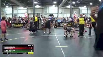 56 lbs Round 4 (6 Team) - Luke Taussig, Steel Valley vs Mason Allen, Team Gotcha