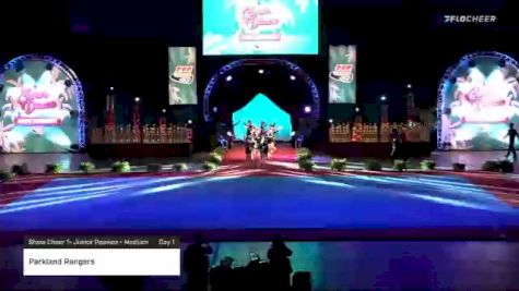 Parkland Rangers [2020 Show Cheer 1- Junior Peewee - Medium Day 1] 2020 Pop Warner National Cheer & Dance Championship
