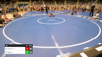 85 lbs Rr Rnd 5 - Wyatt Austin, Misfits vs Waylon Giles, Sallisaw Takedown Club