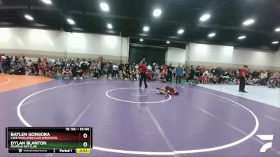 65-66 lbs Round 3 - Dylan Blanton, Spartan Mat Club vs Baylen Gongora, Lake Highlands Club Wrestling