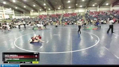 87 lbs Cons. Semi - Trevor Cowan, JWC vs Tate Mikesell, Sanderson Wrestling Academy