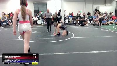 119 lbs Round 4 (6 Team) - Hayden Manning, Mat Assassins vs Angelina Hayes, Finger Lakes Elite