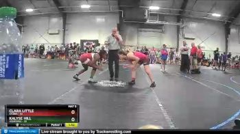 128 lbs Round 3 (6 Team) - Kalyse Hill, Assassins vs Clara Little, Storm