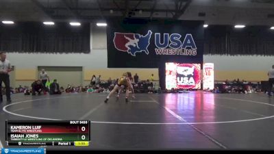 126 lbs 1st Place Match - Kameron Luif, Team El1te Wrestling vs Isaiah Jones, Threestyle Wrestling Of Oklahoma