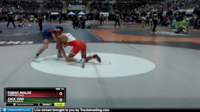 145 lbs Cons. Round 4 - Fabian Avalos`, American Falls vs Zack Vian, New Plymouth