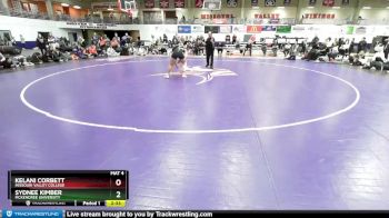 191 lbs 1st Place Match - Sydnee Kimber, McKendree University vs Kelani Corbett, Missouri Valley College