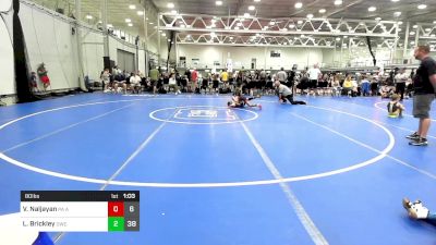 80 lbs Rr Rnd 3 - Vito Naljayan, PA Alliance ES B vs Logan Brickley, Orchard WC