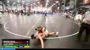 120 lbs Rd# 7- 10:45am Saturday Final Pool - Demetri Molina, California National Team vs Wyatt Burns, Minion Black