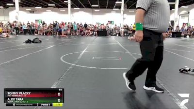 68 lbs Round 2 (8 Team) - Tommy Placky, Mat Warriors vs Alex Tara, Revolution Elite