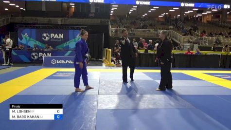 MELISSA LOHSEN vs MADELINE BARO KAHAN 2024 Pan Jiu Jitsu IBJJF Championship
