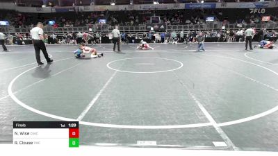 133 lbs Final - Nicholas Wise, CIWC Team Intensity vs Roman Clouse, Trailblazer Wrestling Club