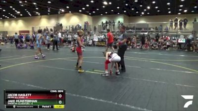 80 lbs Semis & 1st Wrestleback (8 Team) - Jake Munsterman, American Gladiators vs Jacob Haslett, Metro All Stars