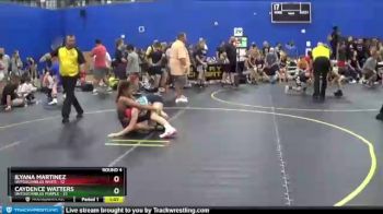 116 lbs Round 4 (6 Team) - Ilyana Martinez, Untouchables White vs Caydence Watters, Untouchables Purple