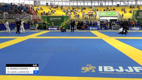 GABRIELA SOARES CAMARA vs MARIA LUIZA LLANOS NIENKOTTER 2024 Brasileiro Jiu-Jitsu IBJJF